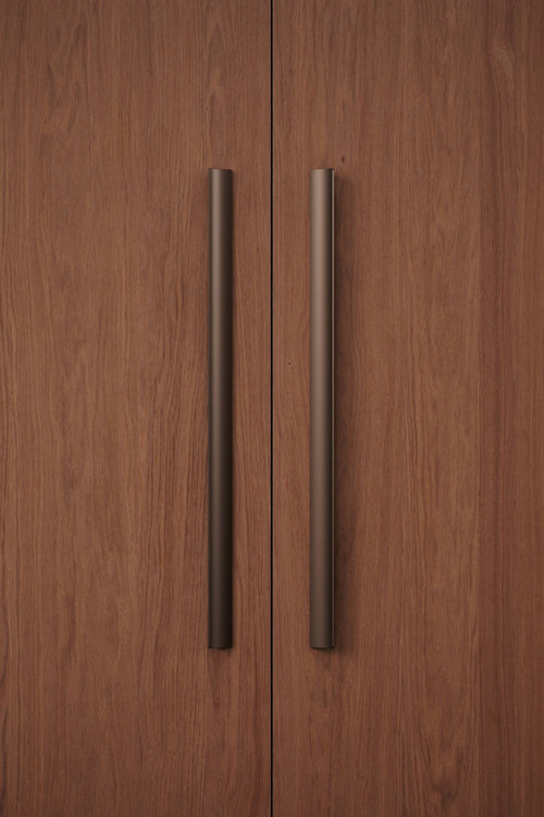 Dark Bronze "Ciel" Tab Drawer Pulls Euro • Knobs