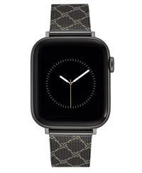 NINE WEST Fashion Mesh Bracelet for Apple Watch Secure Adjustable Apple Watch Band Replacement Fits Most Wrists