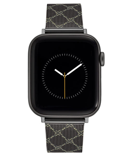 NINE WEST Fashion Mesh Bracelet for Apple Watch Secure Adjustable Apple Watch Band Replacement Fits Most Wrists