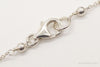 Vintage Violet Crystal Sterling Silver Necklace