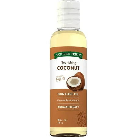 Nature's Truth Aromatherapy Coconut Liquid Oil, Unscented, 4 Fl Oz