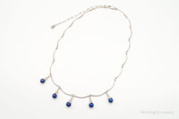 VTG Southwestern Carolyn Pollack Relios Lapis Lazuli Sterling Silver Necklace