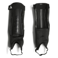adidas Unisex-Adult Tiro Soft Ground Match Shin Guards Black/White/Iron Metallic Large