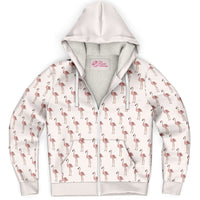 Classic Flamingo Zip-Up Hoodie