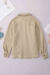 Comfortable Button-Down Collared Jacket Classic Lightweight Classic Design With Pockets