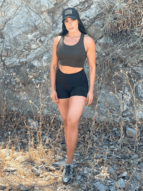 JupiterGear Racerback Lightweight Training Crop Tank Top