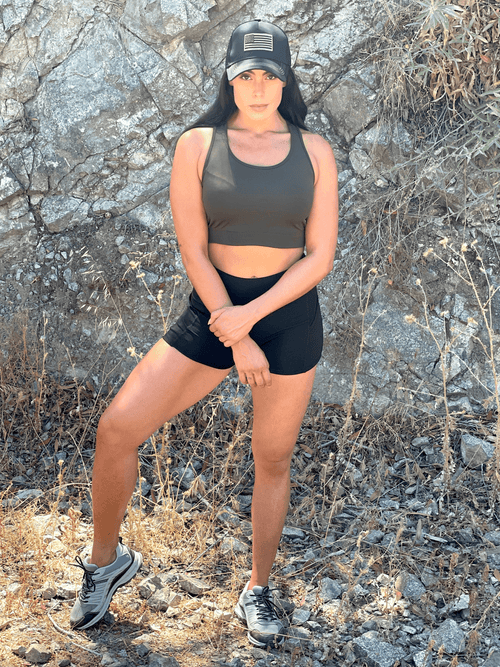 JupiterGear High-Waisted Athletic Shorts with Side Pockets
