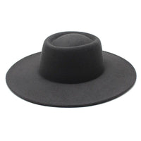 Ella Wide Brim Wool Jazz Hat – Stylish Felt Hat in 16 Colors