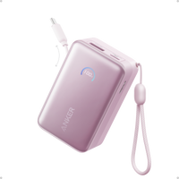 Anker Nano Power Bank (10K, 45W, Built-In Retractable USB-C Cable)