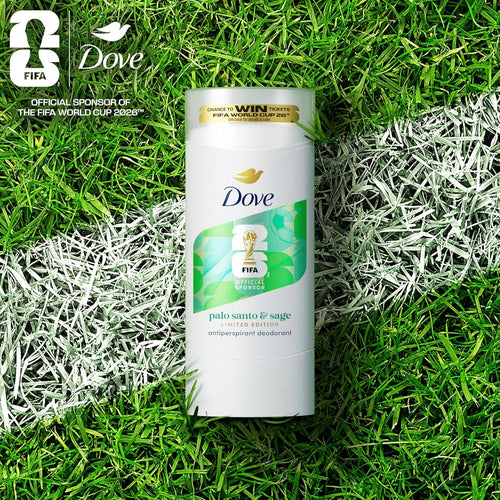 Dove Solid Stick Palo Santo & Sage for 72-Hour Sweat and Odor Protection Alcohol Free 2.6 oz