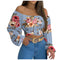 Blue Peony Print / S