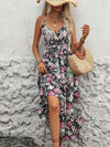 Thorns & Roses Cowgirl Dress | Sexy Floral V-neck Sleeveless Dress for Cowgirls