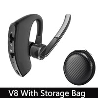 Hot Sell V8S/V9S Earphone Bluetooth 5.0 Business Handsfree Wireless Headphone Stereo Waterproof Sports Earbuds Haedset With Mic