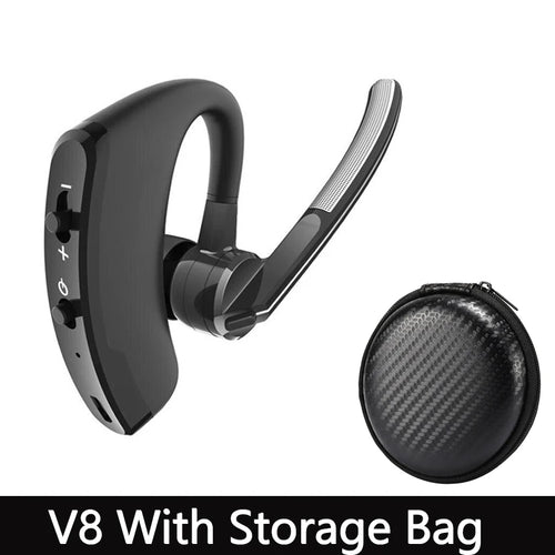 Hot Sell V8S/V9S Earphone Bluetooth 5.0 Business Handsfree Wireless Headphone Stereo Waterproof Sports Earbuds Haedset With Mic