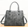 Luxury 3 Piece Leather Tote Set | Genuine Leather Cowgirl Shoulder Bag & Clutch