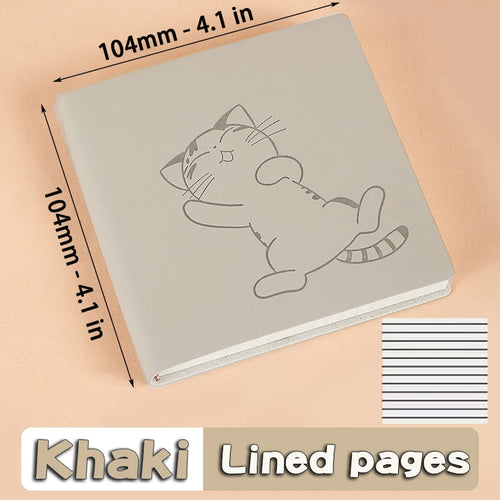 Square Notebook And Journal Mini Notepad Diary Agenda Planner With Lined/Grid/Blank Writing Paper Back To School Office Supplies