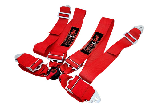 SPDZ1 X BallFix 4 Point 3" Seat Belt Safety Harness