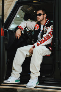 Manifest Varsity Jacket (Black) Fly Supply Co