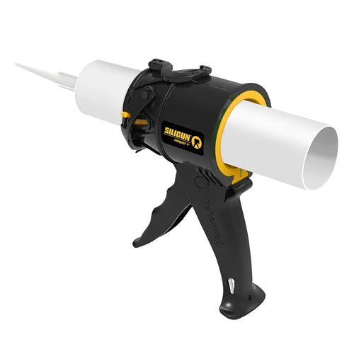 SILIGUN™ Gen-3 Compact Caulking Gun - No Drip Caulk Gun - Patented Design - Lightweight ABS Frame - Works with All 10 oz Tubes
