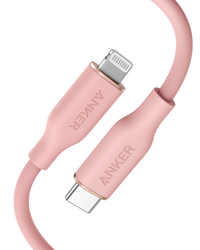 Anker <b>641</b> USB-C to Lightning Cable (Flow, 3 ft Silicone)