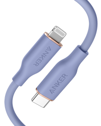 Anker <b>641</b> USB-C to Lightning Cable (Flow, 3 ft Silicone)