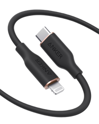 Anker <b>641</b> USB-C to Lightning Cable (Flow, 3 ft Silicone)