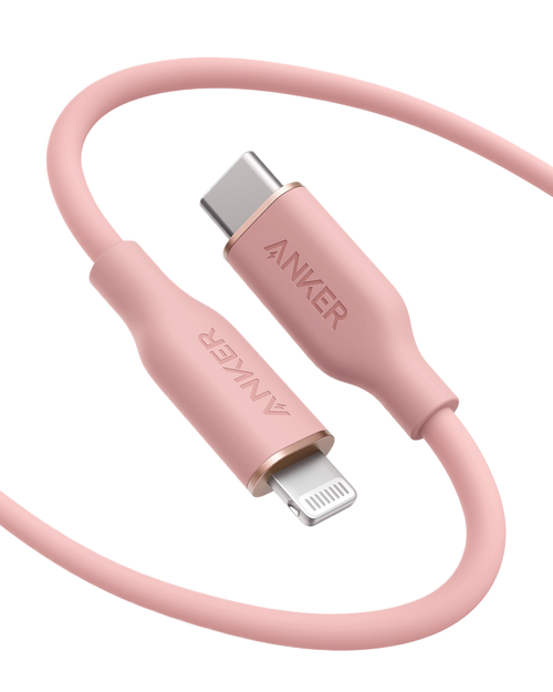 Anker <b>641</b> USB-C to Lightning Cable (Flow, 3 ft Silicone)