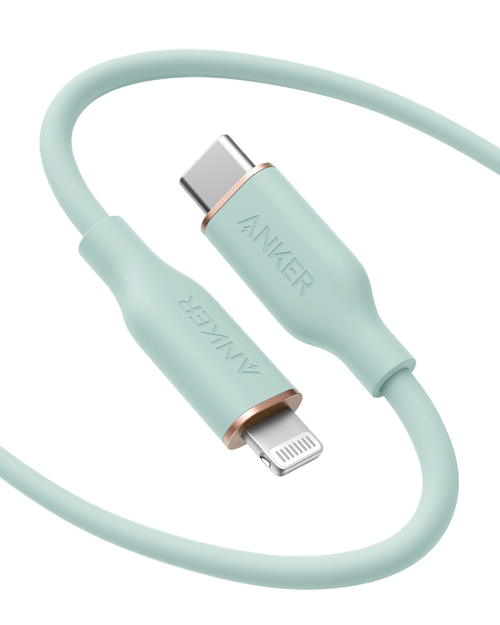 Anker <b>641</b> USB-C to Lightning Cable (Flow, 3 ft Silicone)