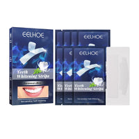 Eelhoe 7pcs Teeth Whitening Strips Oral Hygiene Care Dental Bleaching Tooth Brightener Smoke Tea Teeth Yellow Remove Patches