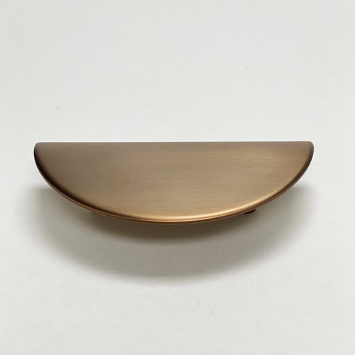 Brushed Bronze "Horizon" Semi-circle Drawer Pulls Euro • Knobs