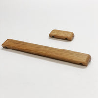 Lacquered Oak "Glove" Wood Drawer Handles Euro • Knobs