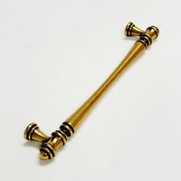 Cabinet Hardware "Palermo" Drawer Pulls and Knobs in Antique Brass Euro • Knobs