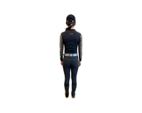 American Equus HoofBeats Long Sleeve Sun Shirt - Black