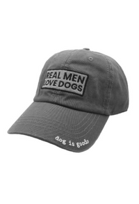 Hat: Real Men Love Dogs Dog is Good