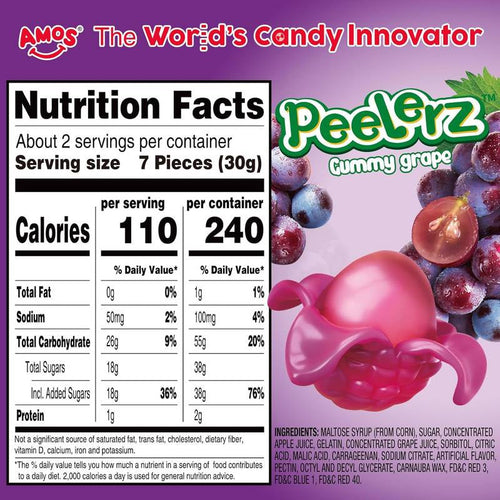 Amos Peelerz Grape 6 pack (6oz)