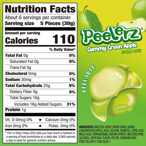 Amos Peelerz Green Apple 6 pack (6oz)