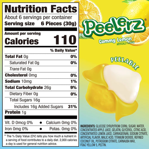 Amos Peelerz Lemon 6 pack (6oz)
