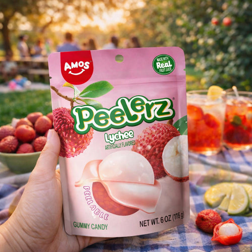 Amos Peelerz Lychee 6 pack (6oz)