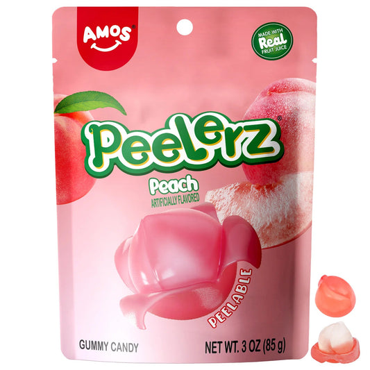 Amos Peelerz Peach 6 pack (3oz)
