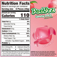Amos Peelerz Peach 6 pack (6oz)