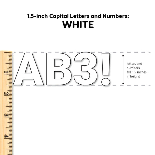 Bulletin Board Letters – 1.5 inch