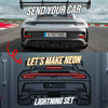 Your Personalized Metal Neon Car Wall Art - (Front and rear views only)