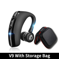 Hot Sell V8S/V9S Earphone Bluetooth 5.0 Business Handsfree Wireless Headphone Stereo Waterproof Sports Earbuds Haedset With Mic