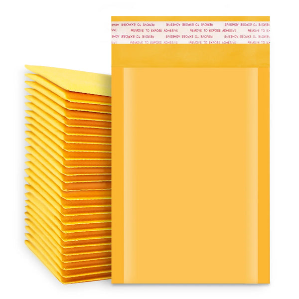 100pcs #2 8.5x12 Kraft Bubble Mailers Padded Envelopes Shipping Case 8.5"x12"