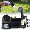 100ft Expandable Garden Hose With Nozzle, Lightweight & Durable, No-Kink Flexible Hose For Car Washing, Outdoor Watering