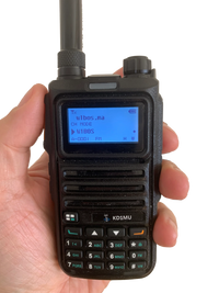 KD1MU DM-4R Dual Band Dual Mode DMR Radio