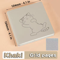 Square Notebook And Journal Mini Notepad Diary Agenda Planner With Lined/Grid/Blank Writing Paper Back To School Office Supplies