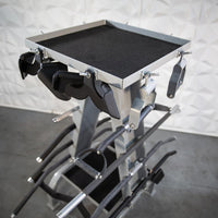 Accessory Rack - Muscle D Fitness - Sturdy Cable Attachment Storage (Rack Only)