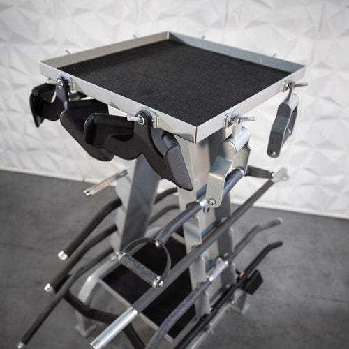 Accessory Rack - Muscle D Fitness - Sturdy Cable Attachment Storage (Rack Only)