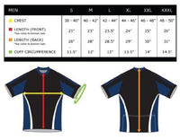 Citadel Bulldogs Men's Cycling Jersey (S, M, L, XL, 2XL, 3XL)